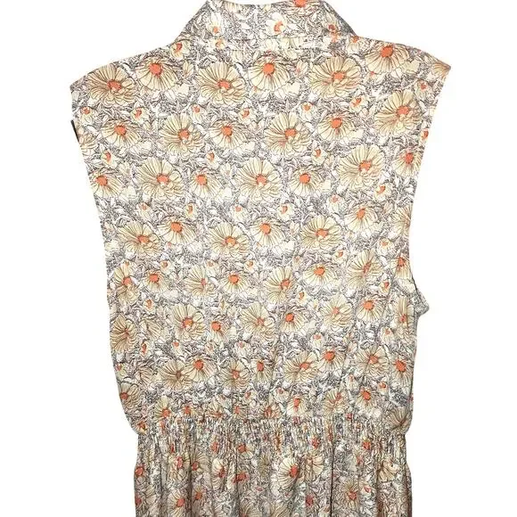 Catch Stitch Maxi Floral Tiered Maxi Midi Dress Large - Picture 5 of 8